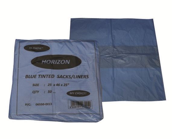 Blue Tinted sacks/liners
